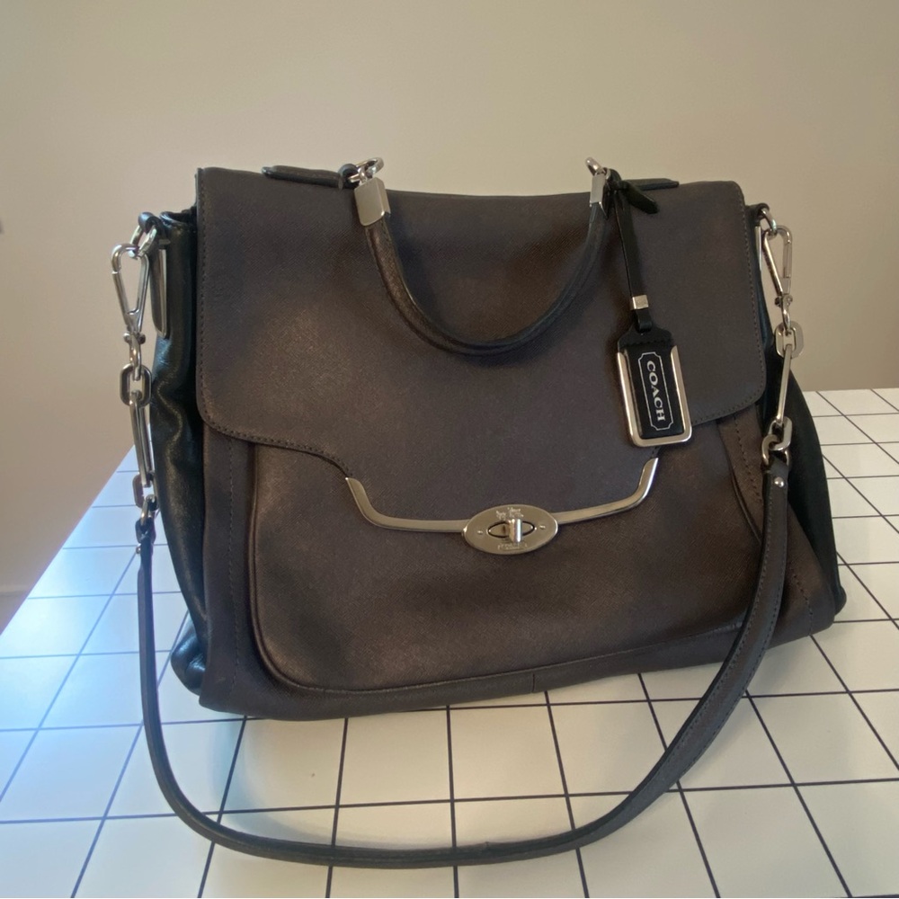 Coach Madison Sadie Saffiano Purse